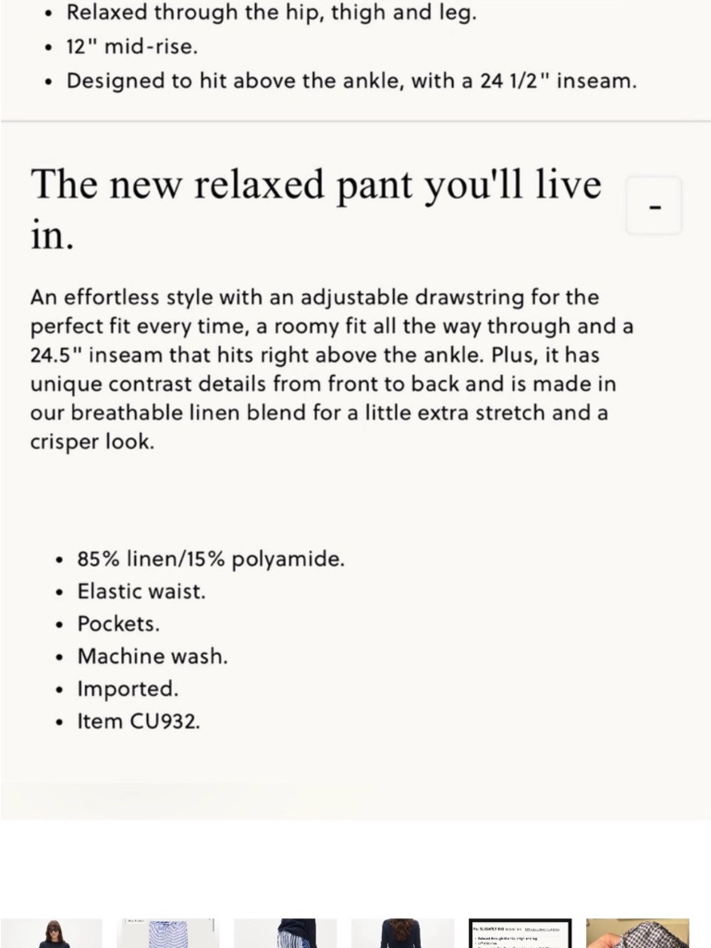 J. Crew Luna Gingham Pants - Picture 3 of 3
